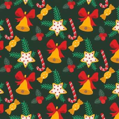 Праздничный Новогодний паттерн