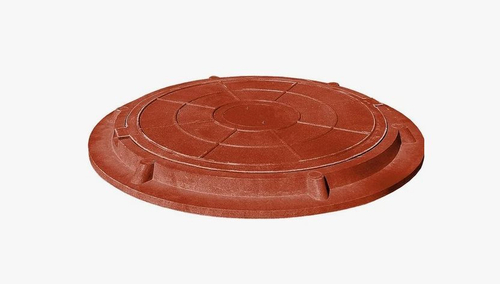 Люк ревизионный ППК тип "Л" (легкий) d-580 до 3т (красный)