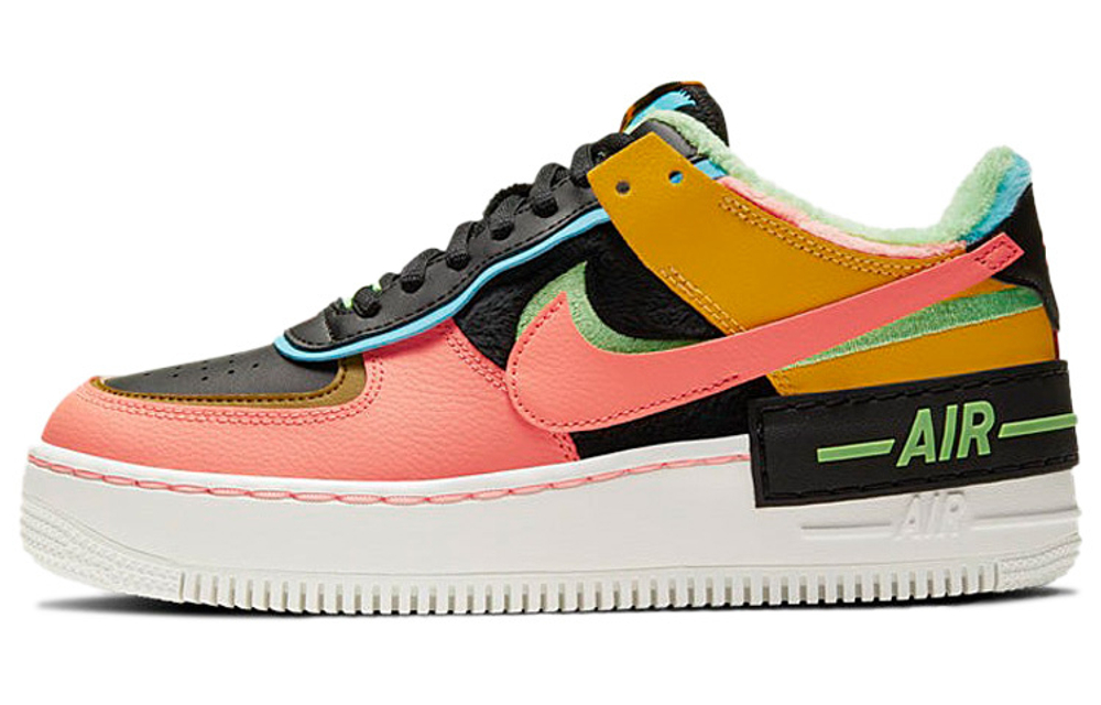 Кроссовки Nike Air Force 1 Low Shadow Se "Olive Flak" (Женская размерная сетка)