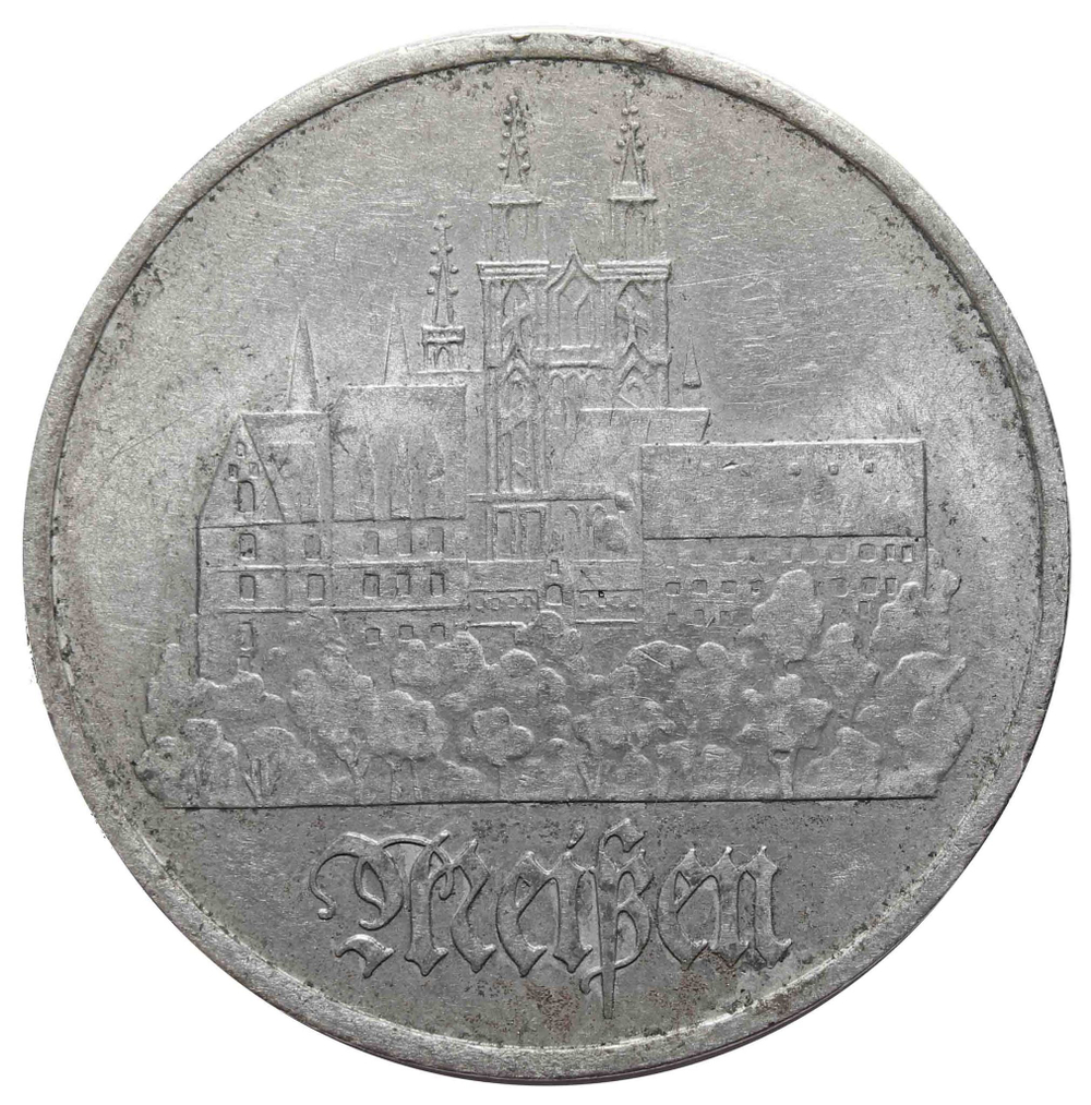 5 марок. Город Мейсен. (A). Германия-ГДР. Медноникель. 1972 год. VF