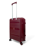 Средний чемодан Mironpan 23102, Бордовый, M+