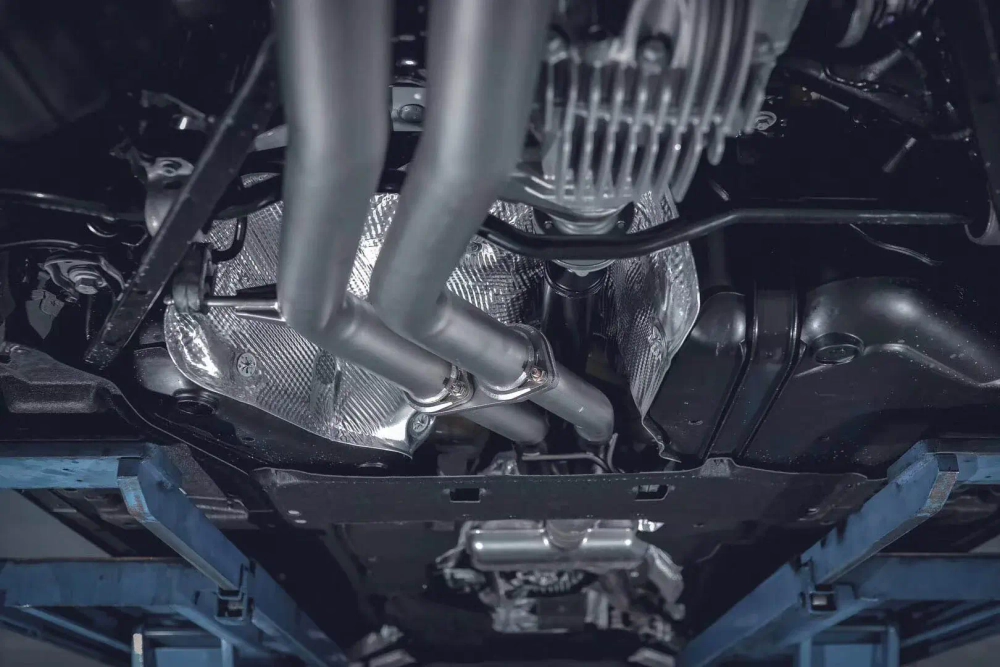 Спортивная выхлопная система с дистанционно управляемыми заслонками для Porsche Cayenne Coupe 9YB 3.0T 2019+ Порше Каен