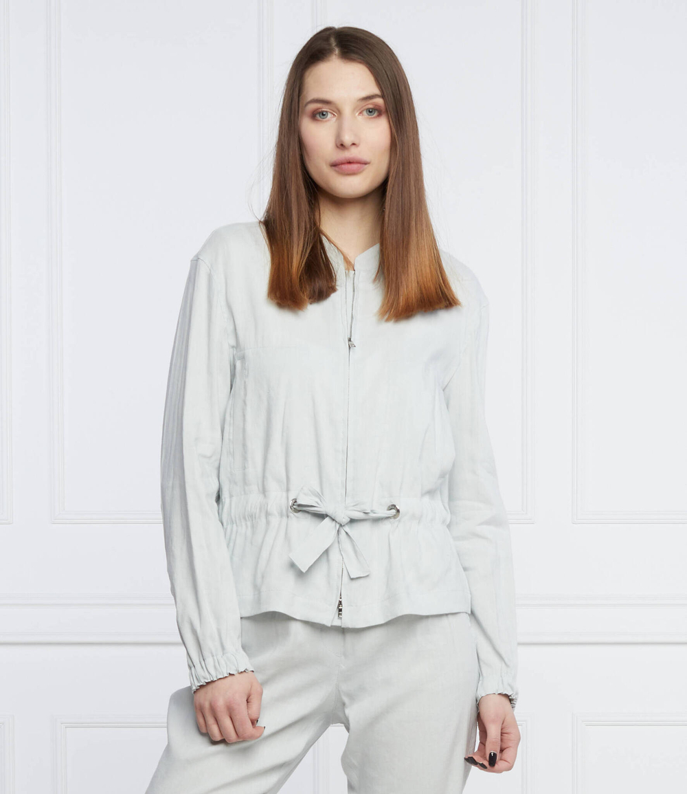 льняной жакет Marc Cain - голубой(SC 31.62 W47)