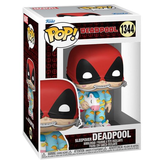 Фигурка Funko POP! Bobble Marvel Deadpool Sleepover Deadpool (1344) 76079 / Фигурка Фанко ПОП! по мотивам вселенной "Марвел", Дэдпул