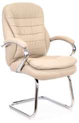 Кресло для посетителей Everprof Valencia CF Экокожа Бежевый