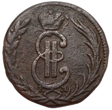 1 копейка 1772 КМ Екатерина II "Сибирская монета"