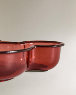 Zara Home миска из пластика, цвет синий, 17 см