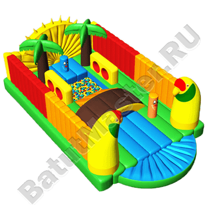 Коммерческий надувной батут "Попугай 2"