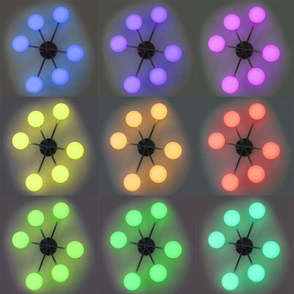 Citilux ATMAN SMART CL226A161 RGB LED Умная люстра Матовый Хром