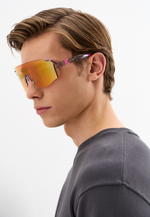 Спортивные очки HILX Savage (L) Shiny Crystal Grey Pink / Pink Lens