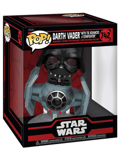 Фигурка Funko POP! Rides Bobble Star Wars Darth Vader with Tie Advanced x1 Starfighter (742) 80769