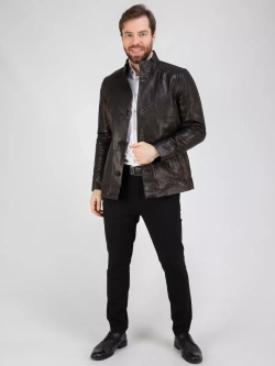 Куртка весна кожаная натуральная