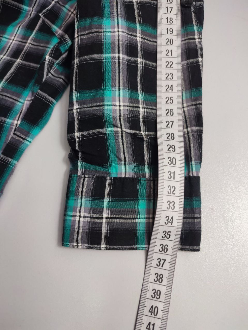 Рубашка Sela в клетку 44 размер