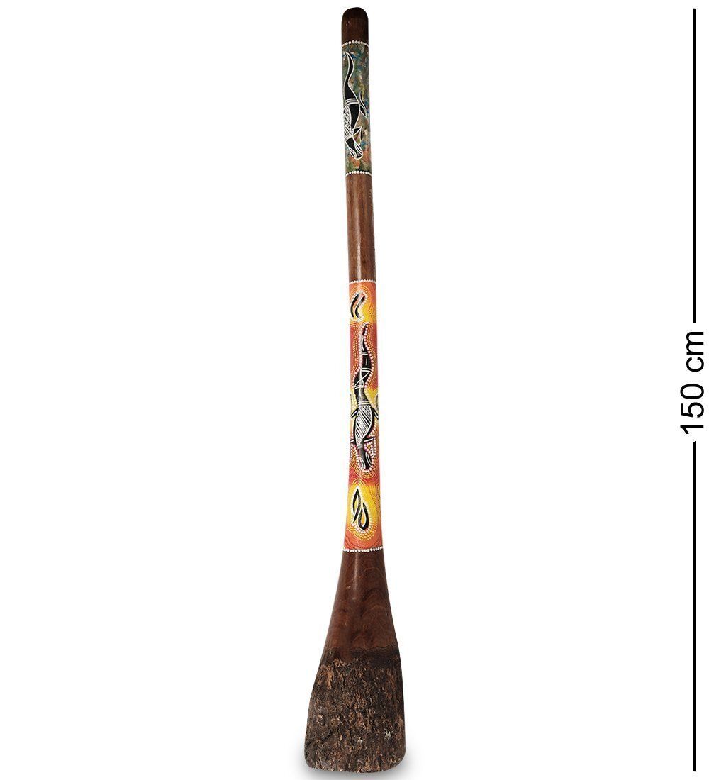 Decor and Gift 55-063-02 Диджериду бол. Эвкалипт расписной (Папуа)