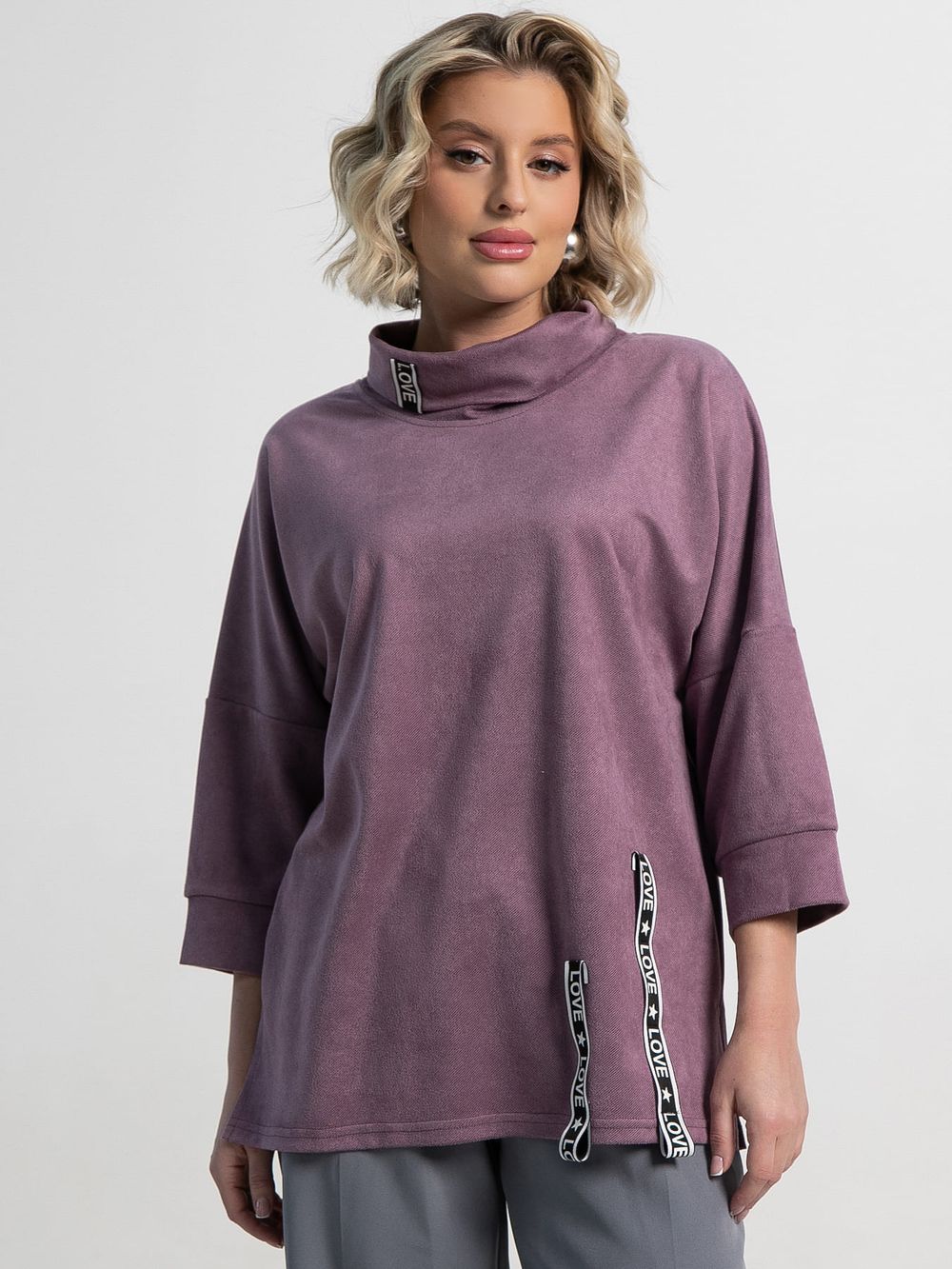 Джемпер Темп города (лиловый) Б15141-4М LT Collection