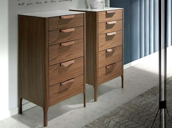 Комод Angel Cerda CP1806-A, 107х60 см, орех, керамика