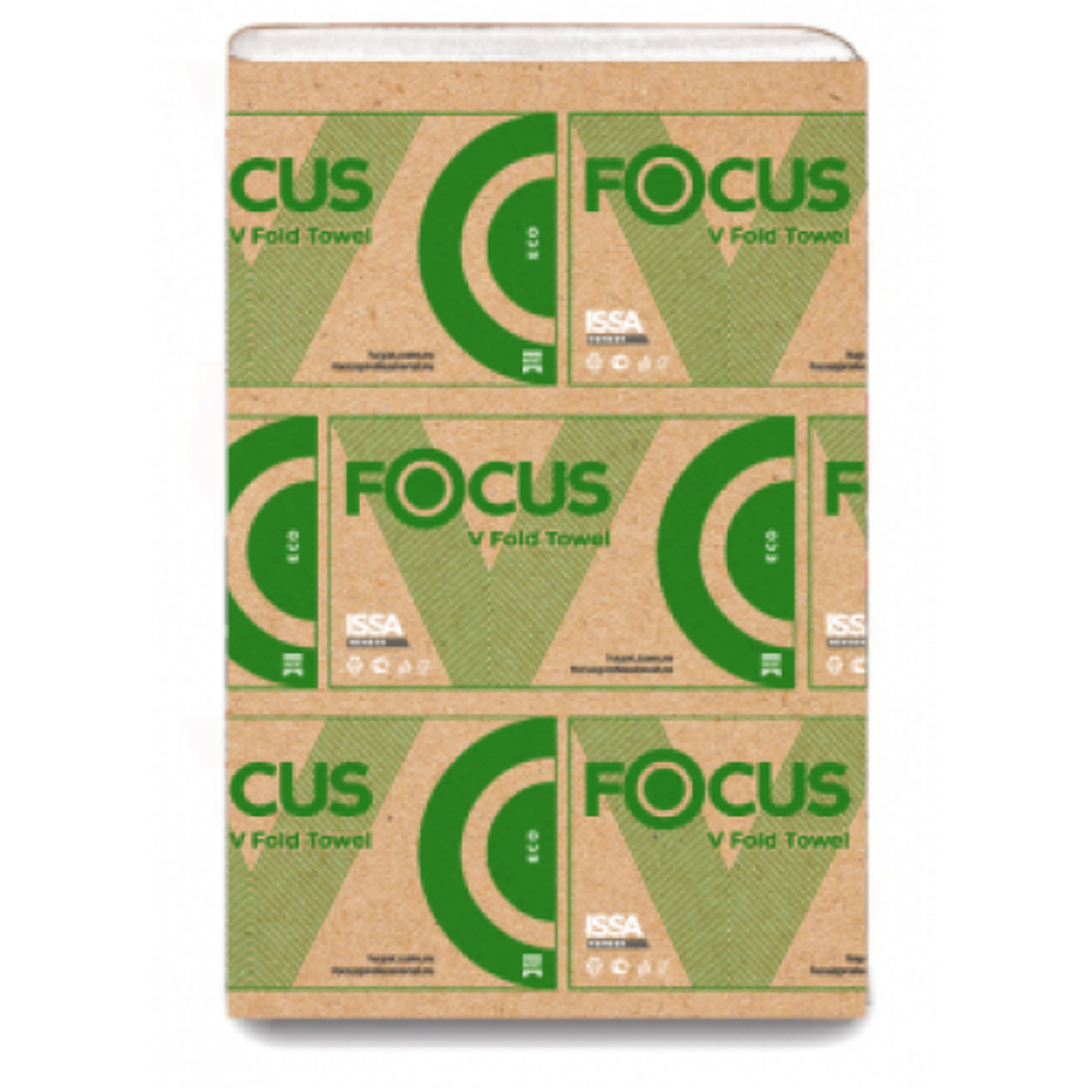 Полотенце 5083741 V-сл &quot;FOCUS&quot; Eco ЗЕЛЕНЫЙ (250л)/15уп