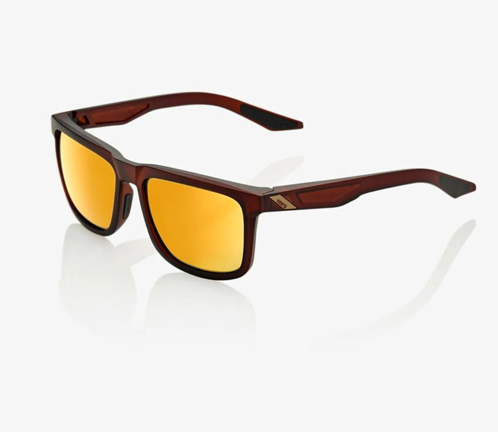 Спортивные очки 100% BLAKE - Soft Tact Rootbeer - Flash Gold Lens