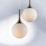 813011 Подвес GLOBO 1х40W E14 бронза/белый