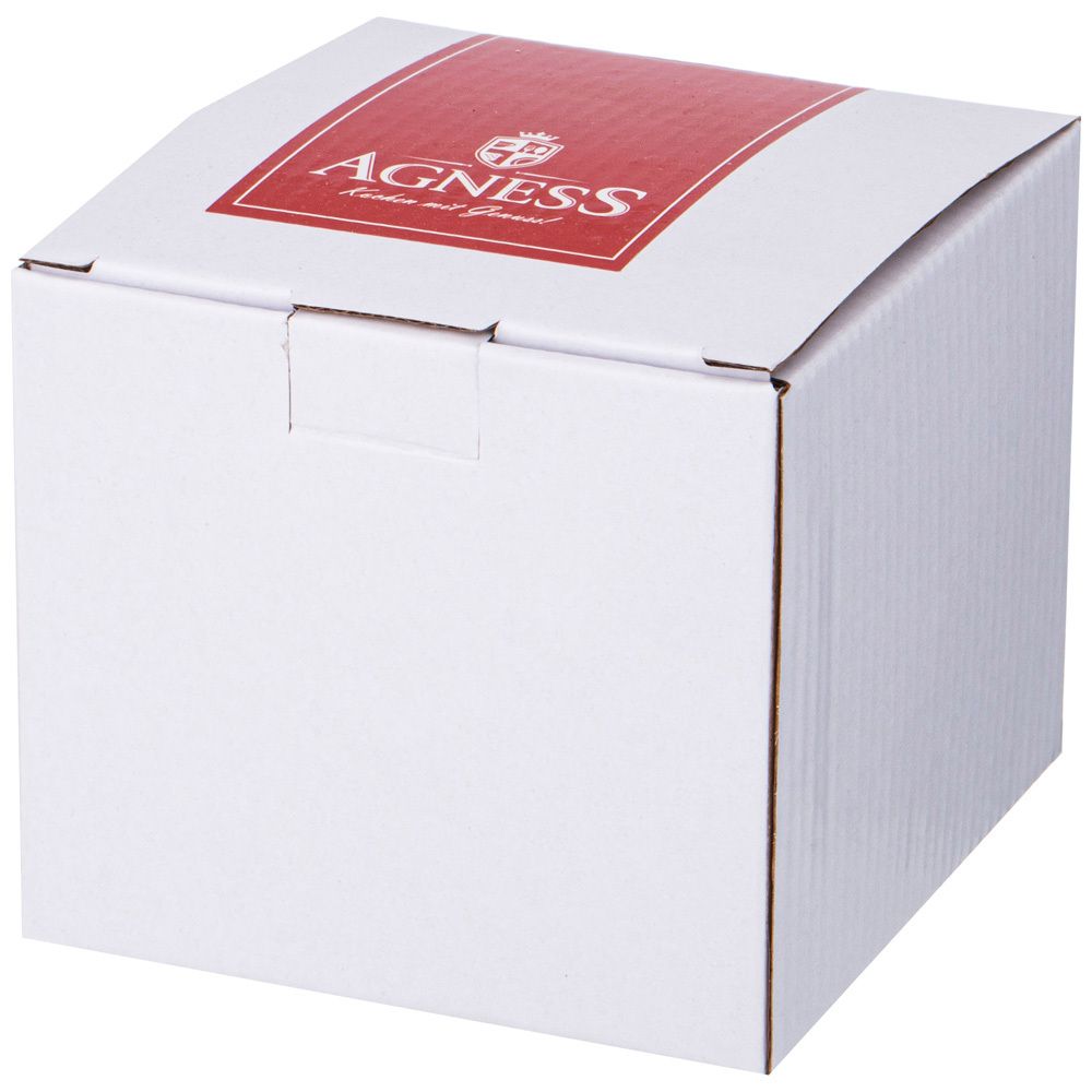 ГОРШОЧЕК ДЛЯ ЗАПЕКАНИЯ С КРЫШКОЙ AGNESS "FAMILY FARM" 600 МЛ