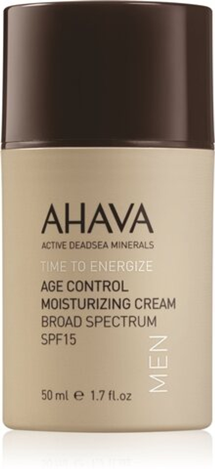 AHAVA Time To Energize Men - омолаживающий увлажняющий крем SPF 15 /   50  ml  / GTIN 0697045150281