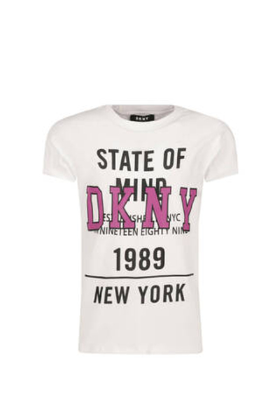 футболка DKNY Kids - белый(D35S01)