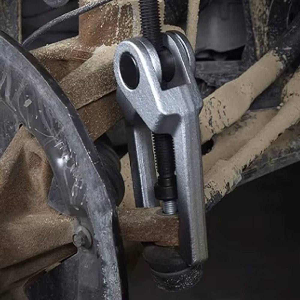 Набор съемников шаровых опор и рулевых тяг, 5 предметов /Набор съемников рулевых и шаровых соединений с изменяемой высотой