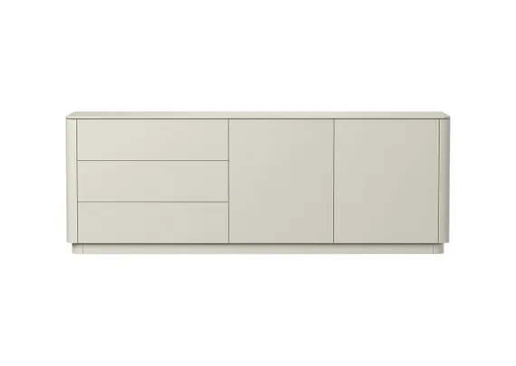 Тумба Tammi 3 ящика 2 двери L (дымка)