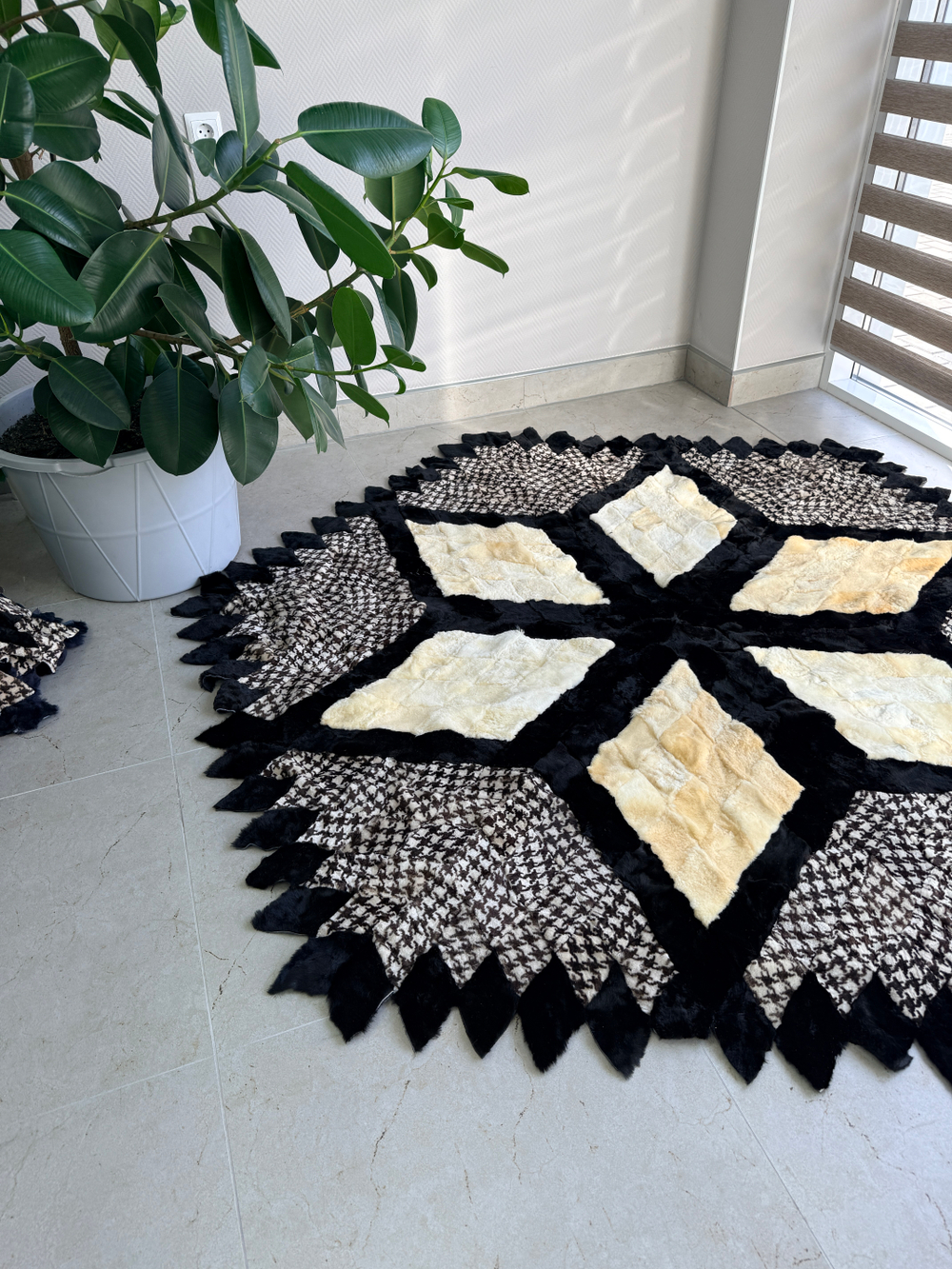 Меховой Ковер из овчины