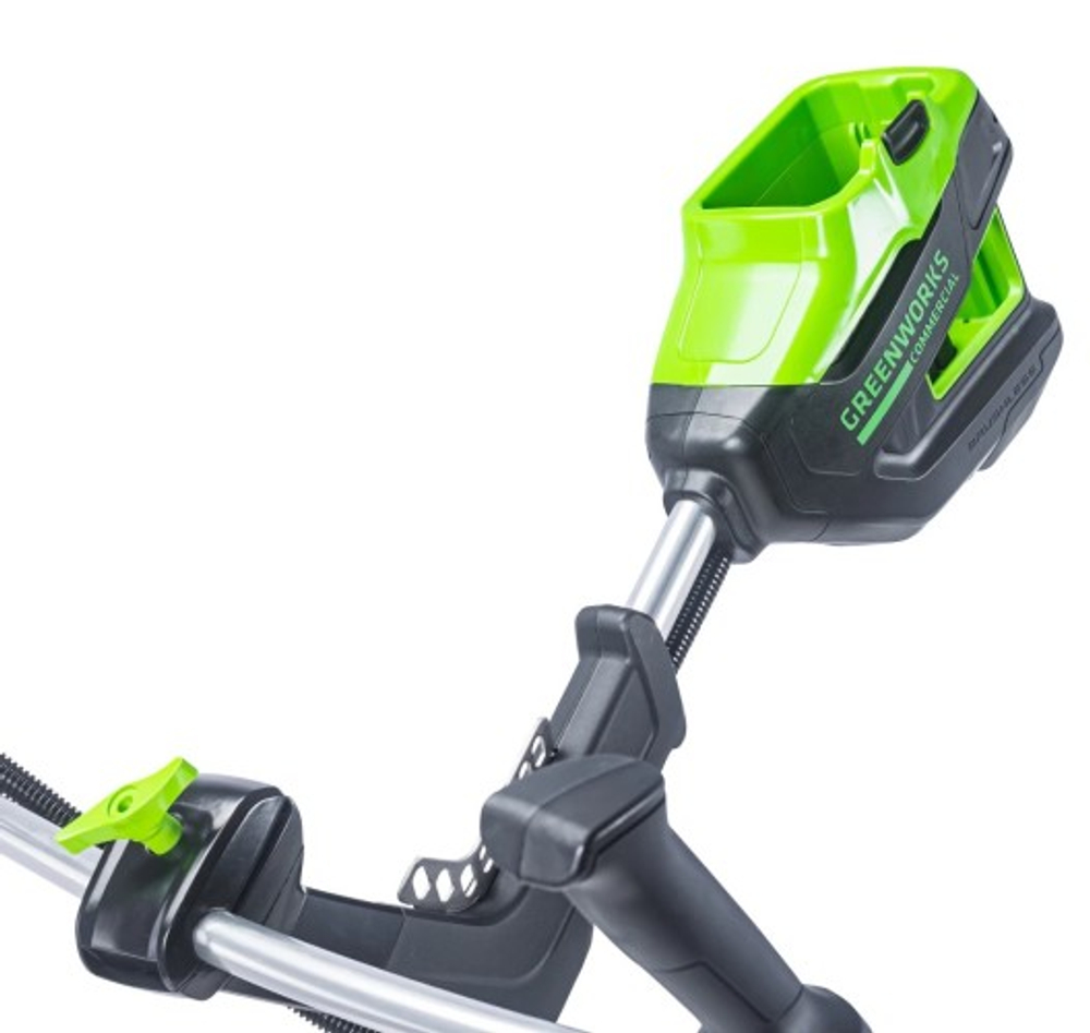 Триммер аккумуляторный GREENWORKS TB201H 82V, 2,0 кВт, 46 см, б/щ, АКБ 8Ач и ЗУ 2112407UH