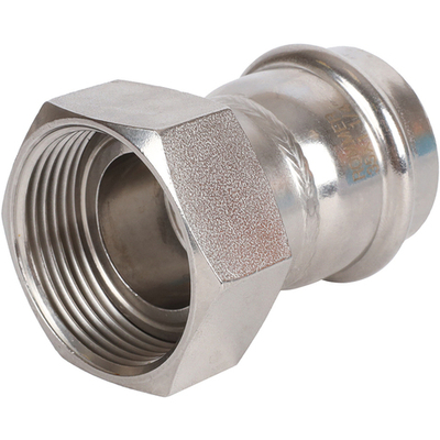 ROMMER Переходник с накидкой гайкой 35x1 1/4" из нержавеющей стали прессовой