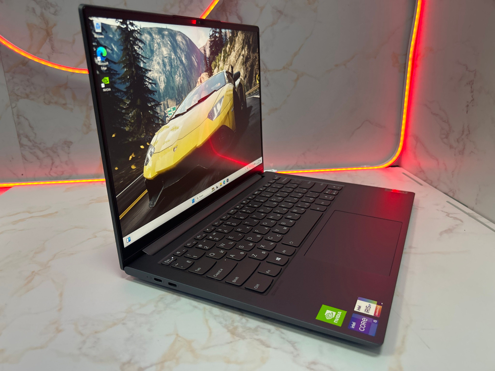 Ноутбук Lenovo Yoga Slim 7 Pro Gen 5 (82NC0016RU) 14"/Intel Core i5-11300H/RAM 8GB/SSD 256GB/Nvidia MX450 2GB/2240*1400/IPS/Windows11/Подсветка кл-ры: LED/серый