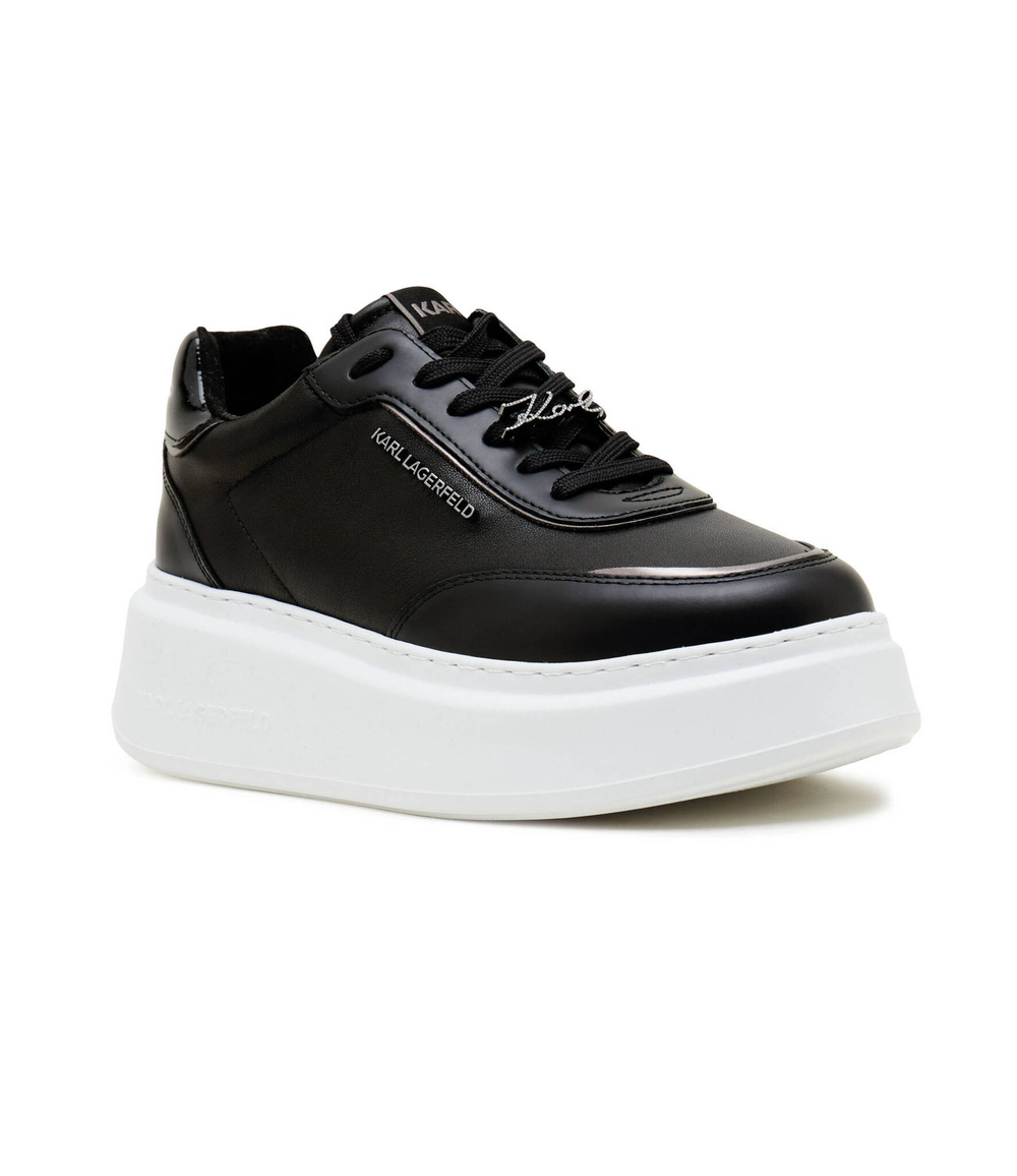 Кожаные кроссовки anakapri Karl Lagerfeld - черный(KL63519)