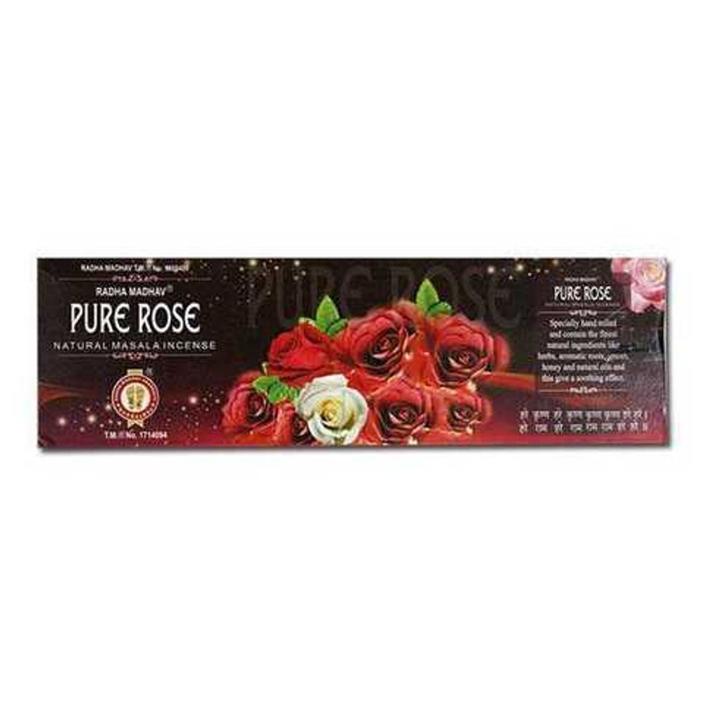 Radha Madhav Pure Rose Благовоние-масала Чистая Роза, 180 г