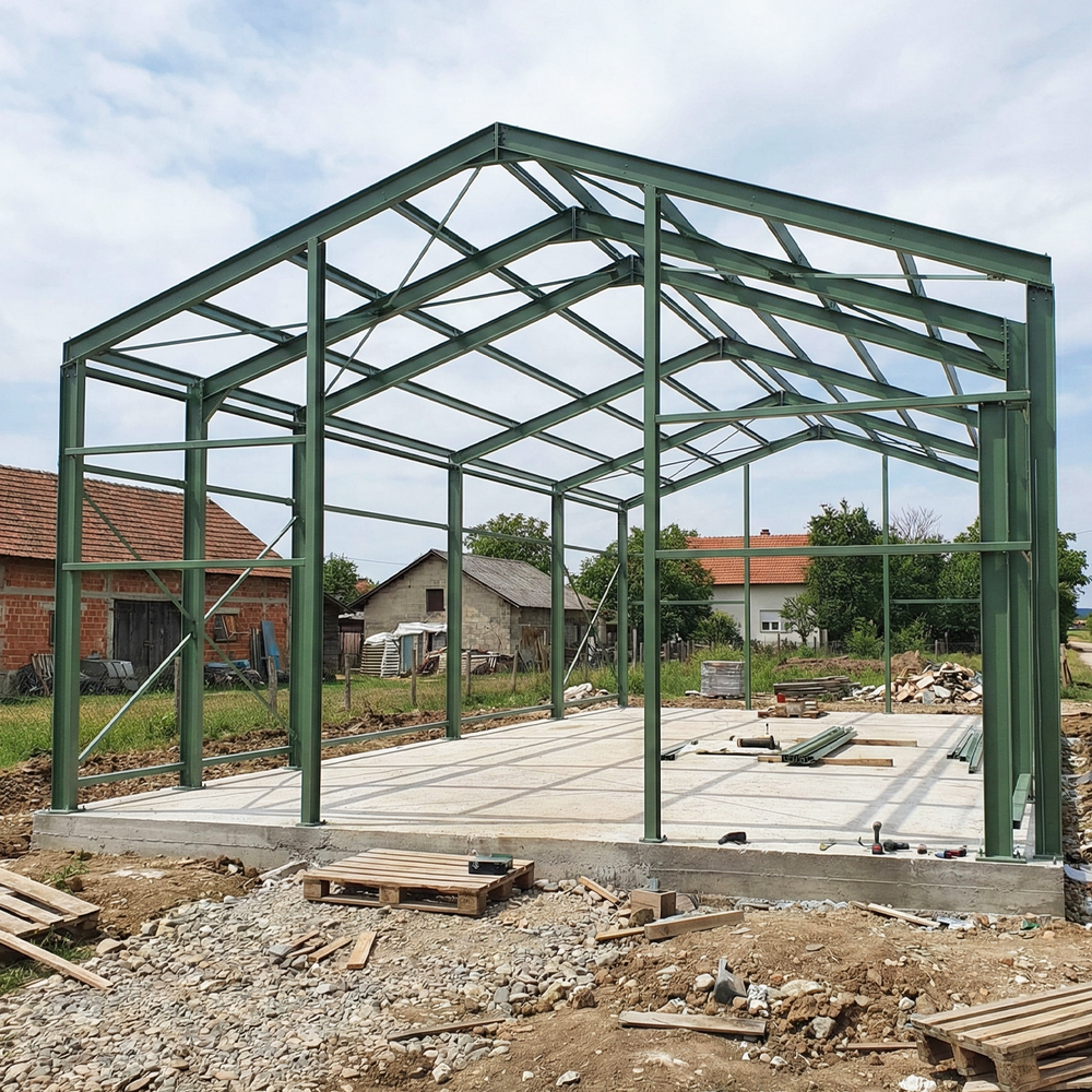 Изготовление металлических ангаров