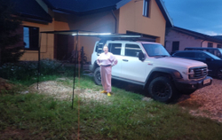 Маркиза боковая с подсветкой на Tank 300