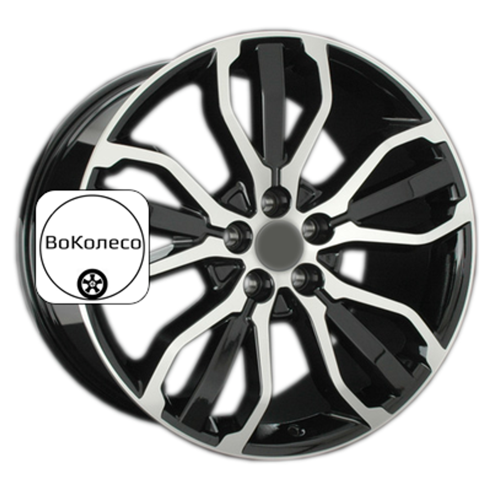 9,5x22/5x120 ET49 D72,6 LR45 BKF (пш, LR002) Replay