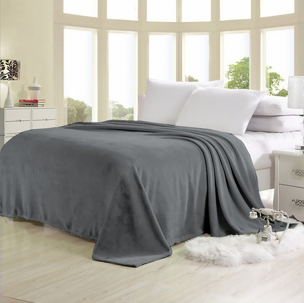 Плед велсофт 180х200 "ПВ21" (300гр/м2)