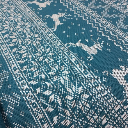 Футер 2х нитка петля Олени