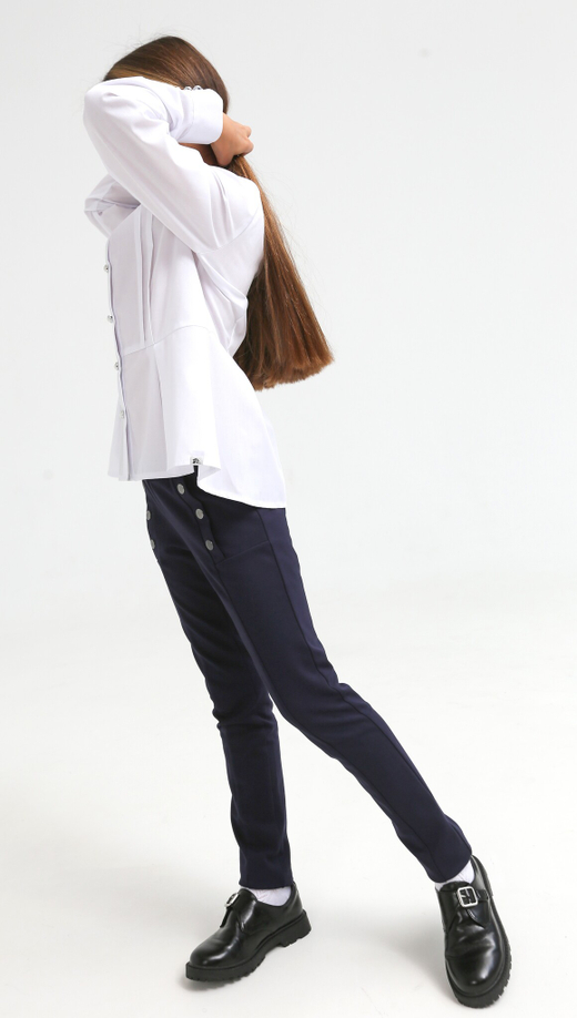 Школьные брюки-леггинсы