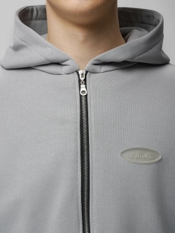 Худи UNIFORM Zip regular, Светло-серый