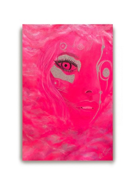 Девушка из облачного киберпанка