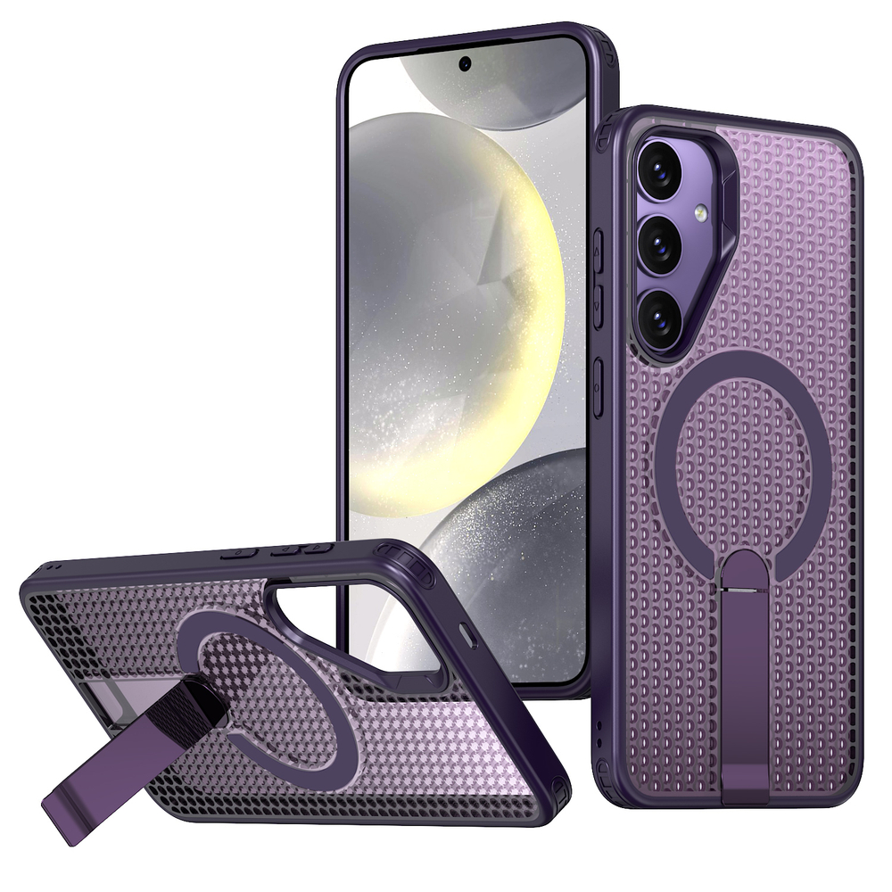 Прозрачный чехол Mesh Pro Magnetic Case для Samsung Galaxy S24 FE