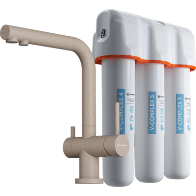 Комплект смеситель+фильтр Nagano-SA-P + Pure drop Lite
