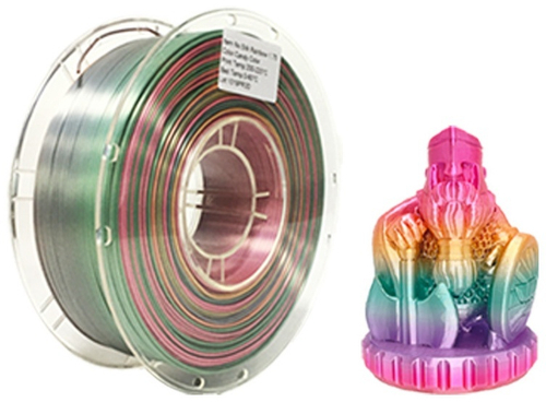 Пластик для 3D-печати Silk_Rainbow разноцветный