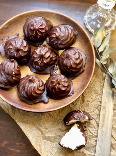 Зефир в шоколаде на меду