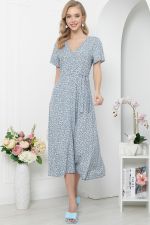 Платье "Римские каникулы" (голубое) П5605 LT Collection