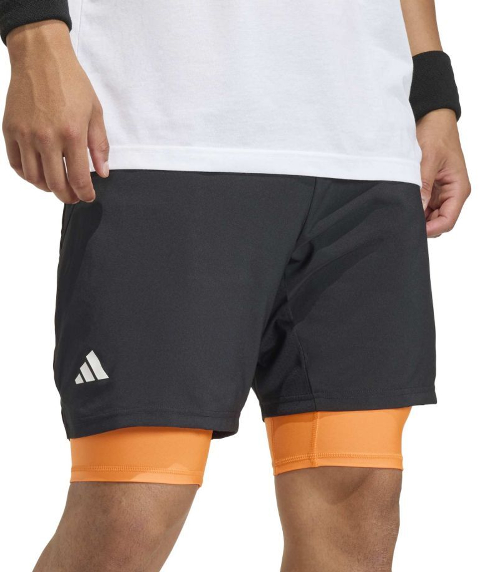 Мужские теннисные шорты Adidas Club 2in1 - black
