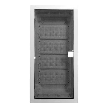 Щит встраиваемый мультимедийный 48 (4 пласт.м.п.) с прозрачной дверцей Schrack Technik BK0852042(M)