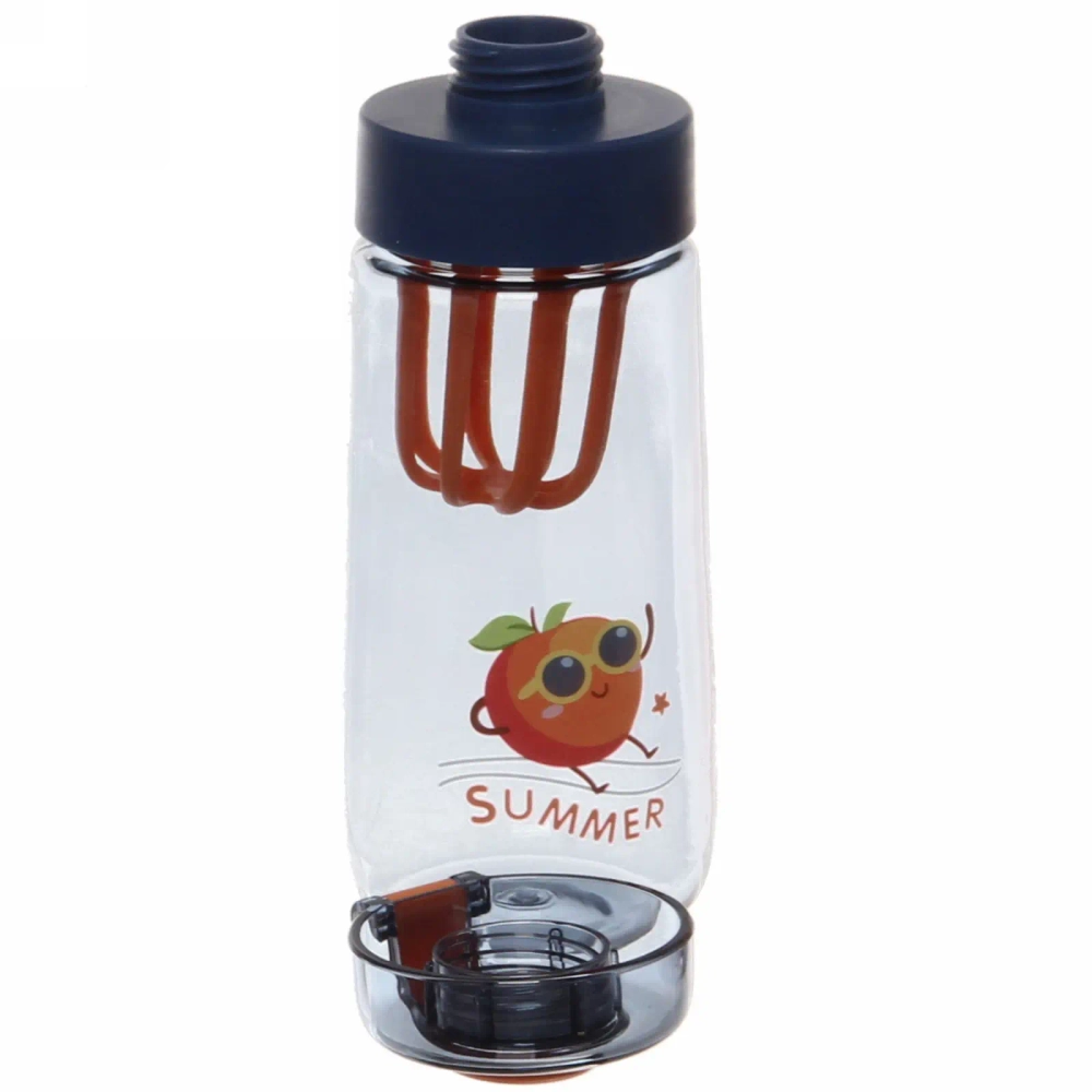 Бутылка питьевая пластиковая 430мл «Фрукты Лето»